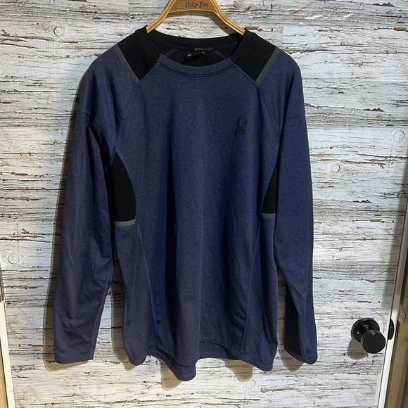 Spyder long sleeve fleece lined shirt size medium - Picture 2 of 10